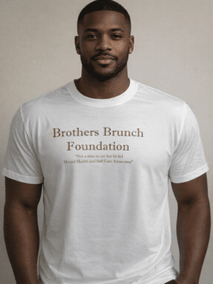BBF White Brown Tee